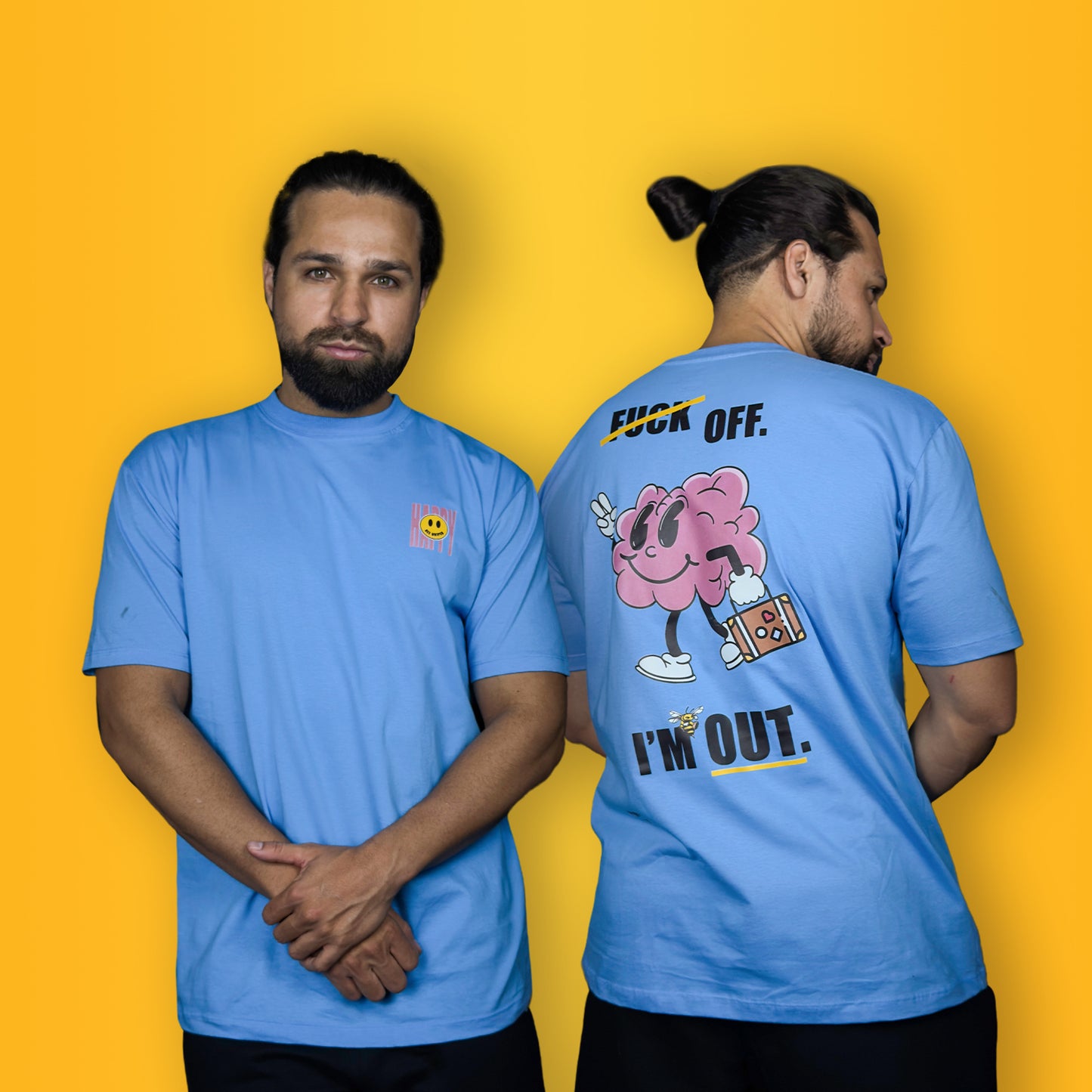 Camiseta "Blue Out" (oversided)
