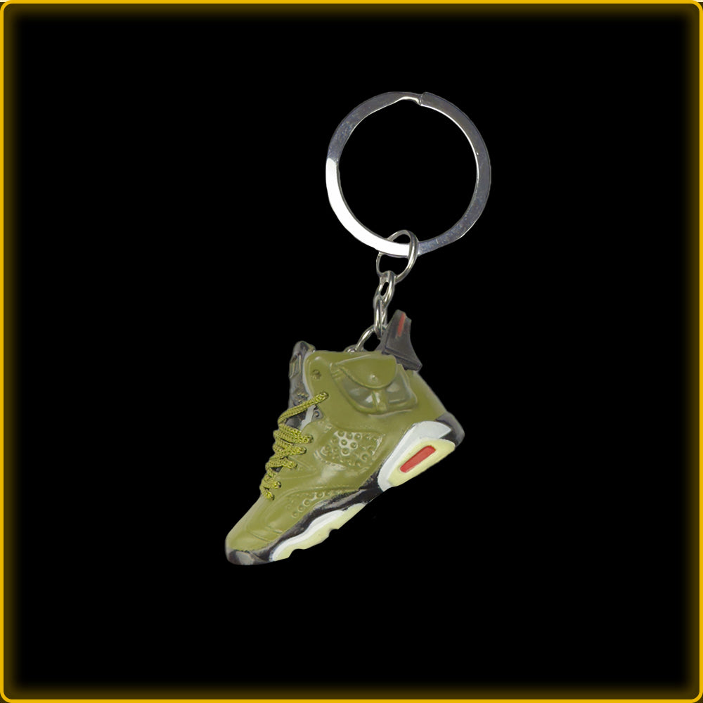 Chaveiro Air Jordan 6 x Travis Scott