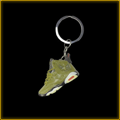 Chaveiro Air Jordan 6 x Travis Scott