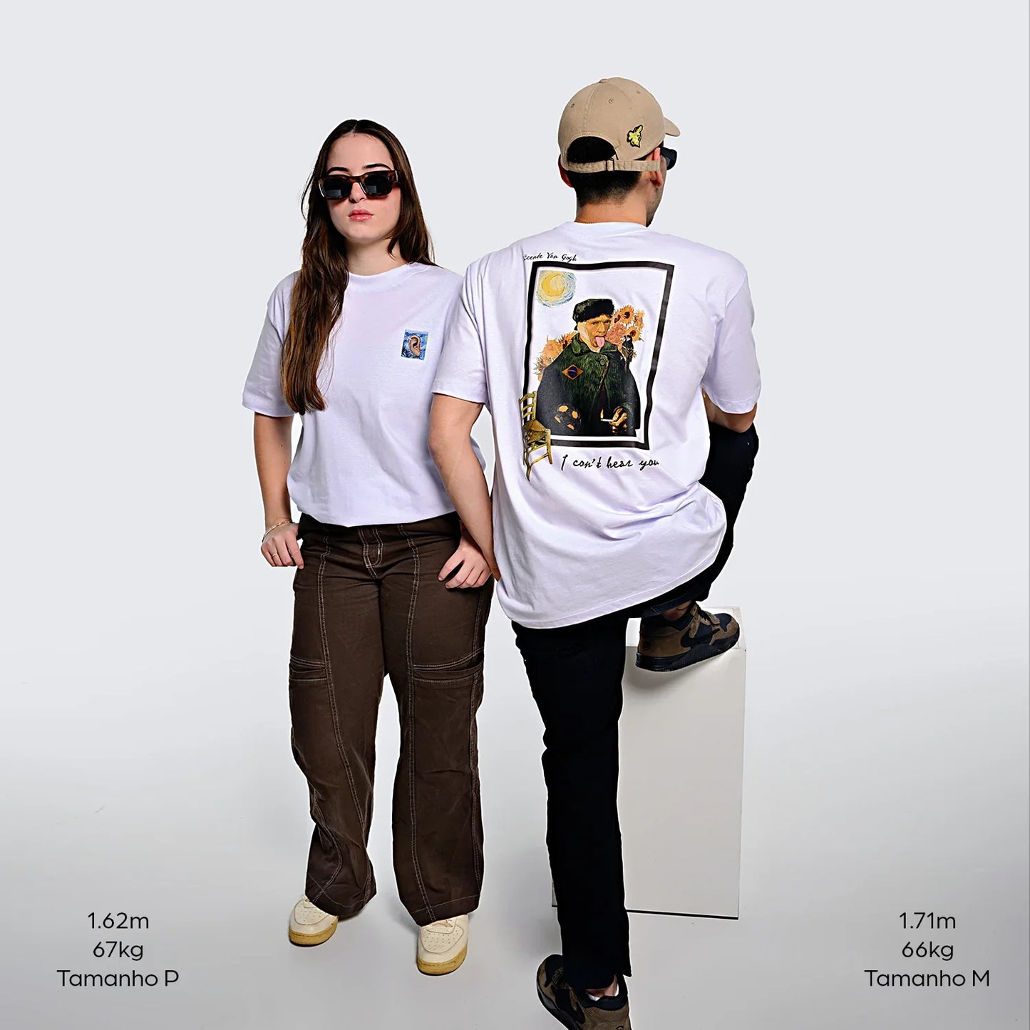 Camiseta "I can't hear you" (Oversized)
