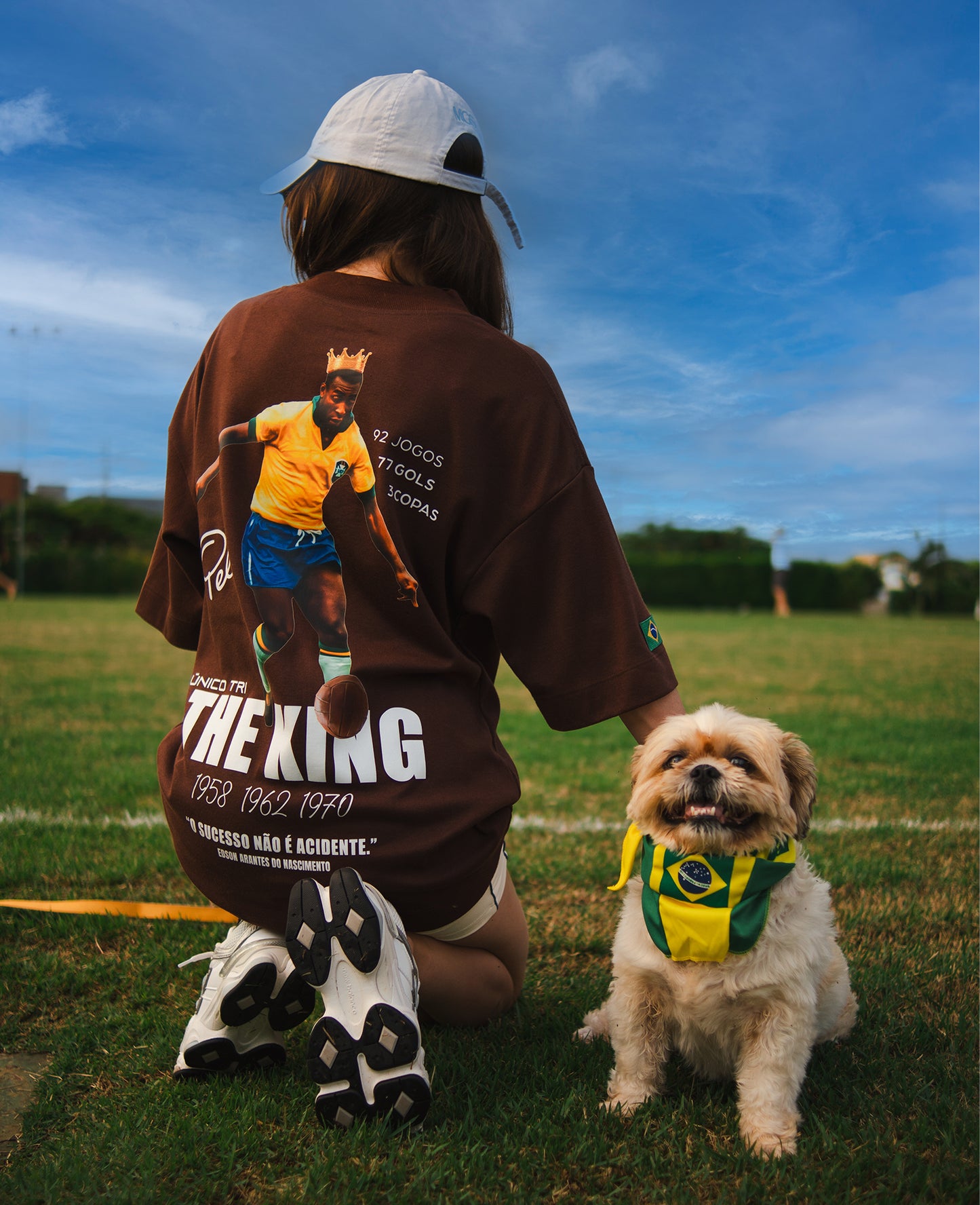 Camiseta "O REI" (Malhão Suedine)