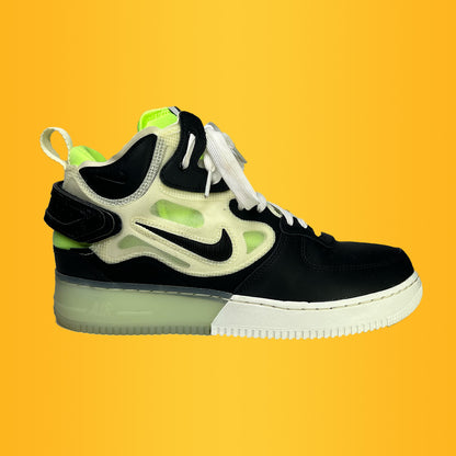 Nike Air Force 1 Mid React Black Neon - SH -