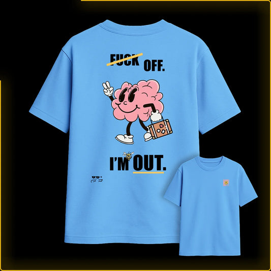 Camiseta "Blue Out" (oversided)