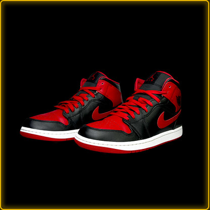 Air Jordan 1 Mid Alternate Bred - SH -